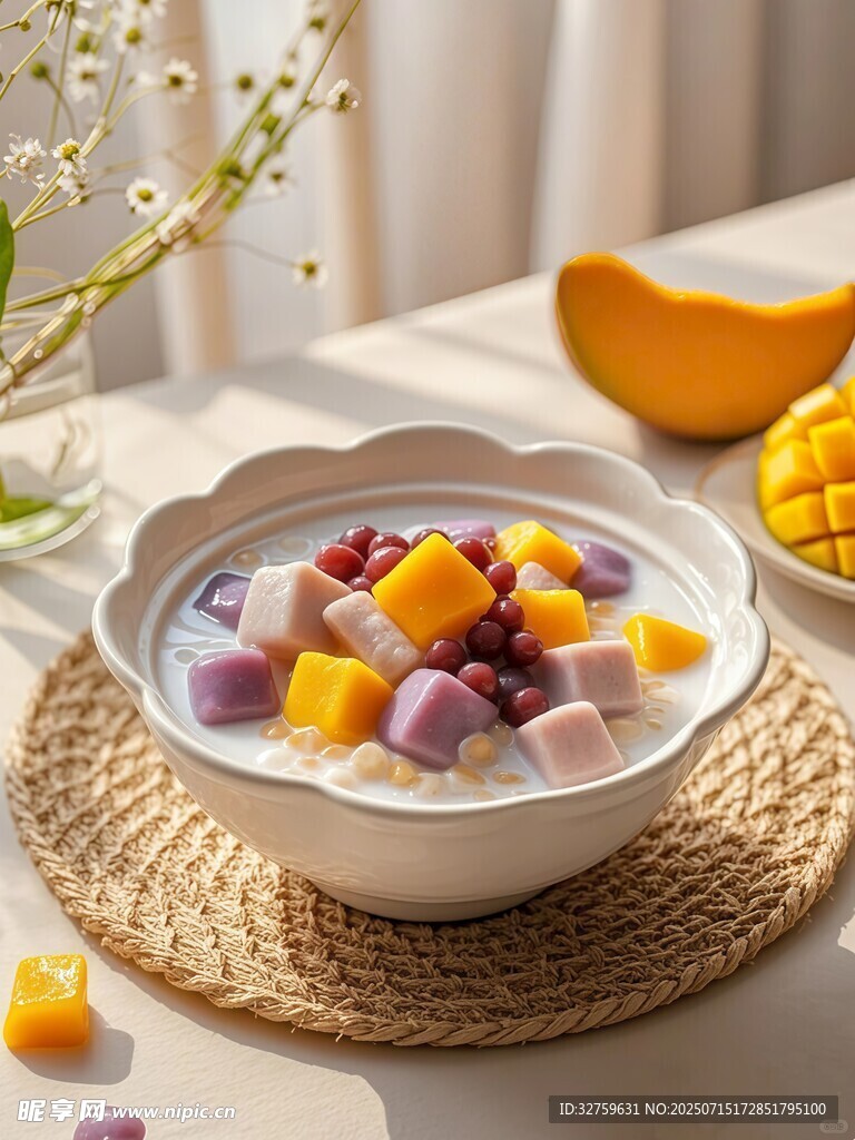 多彩芋圆水果捞