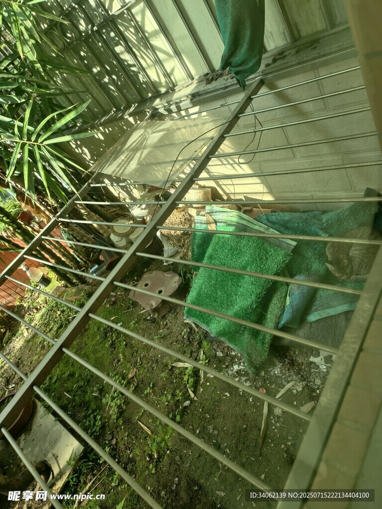 阳台绿植与休闲区域一角