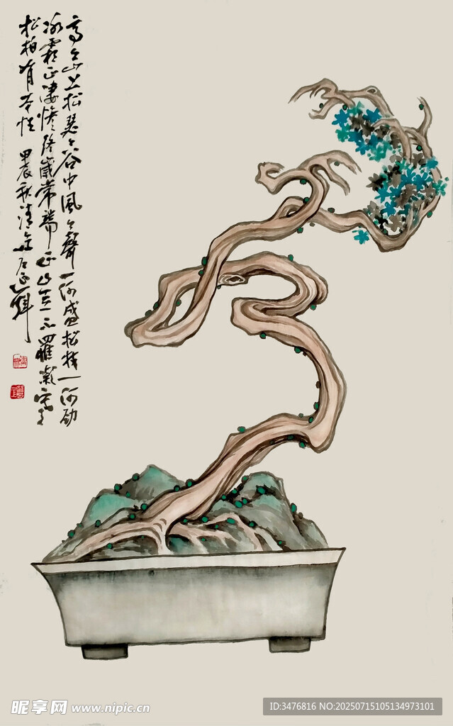 中式盆景艺术之优雅盆景