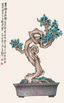 苍劲盆景 尽显古朴风姿