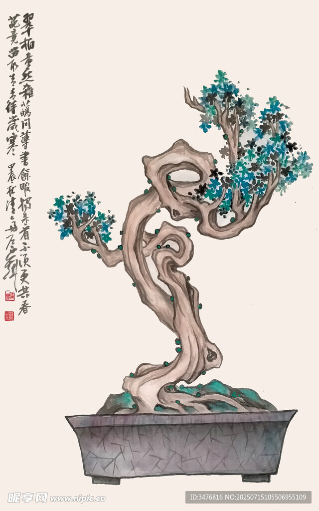 苍劲盆景 尽显古朴风姿