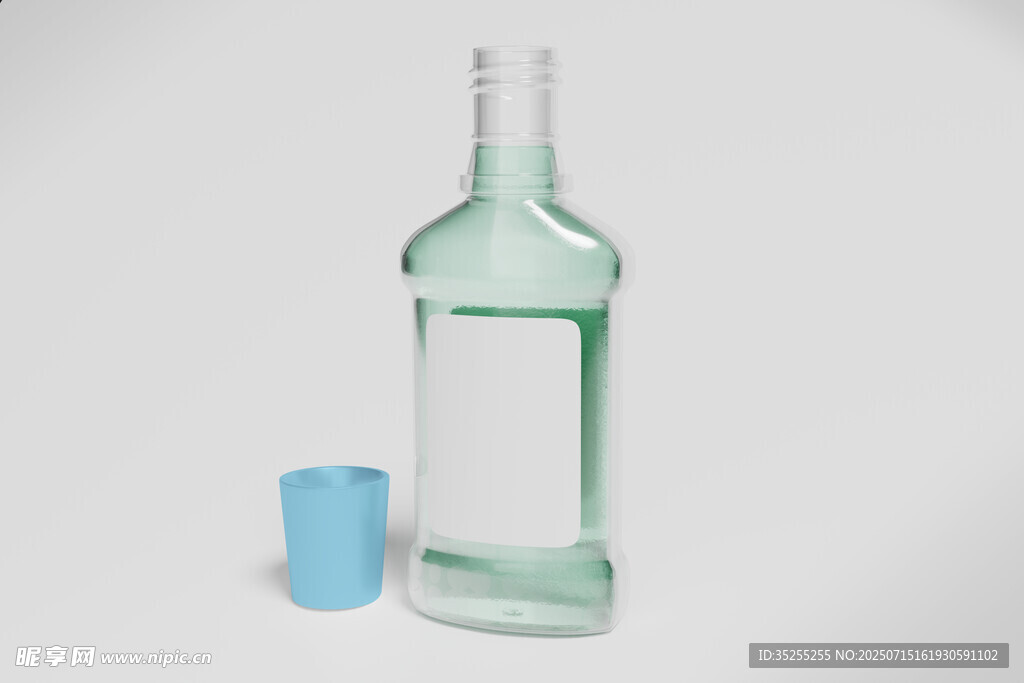 透明玻璃瓶样机