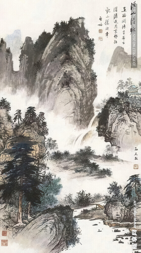 国风山水画