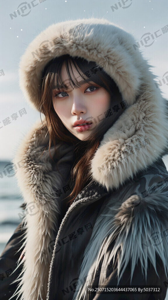 水貂 衣服模特图