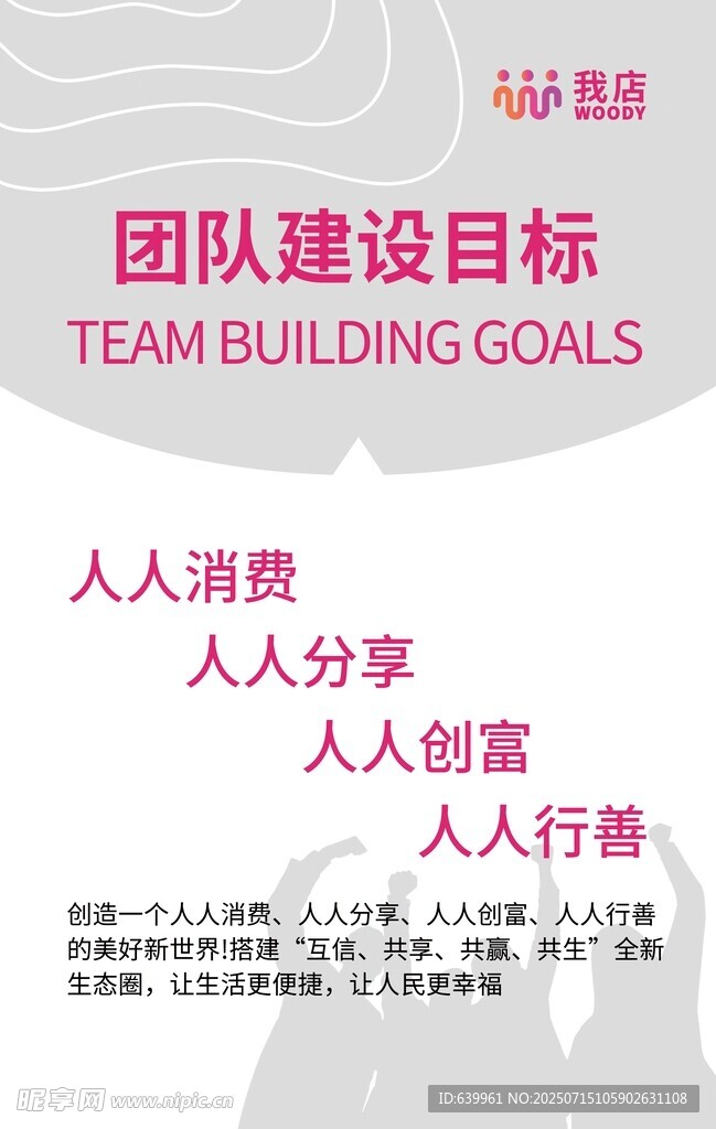 我店团队建设目标展示板