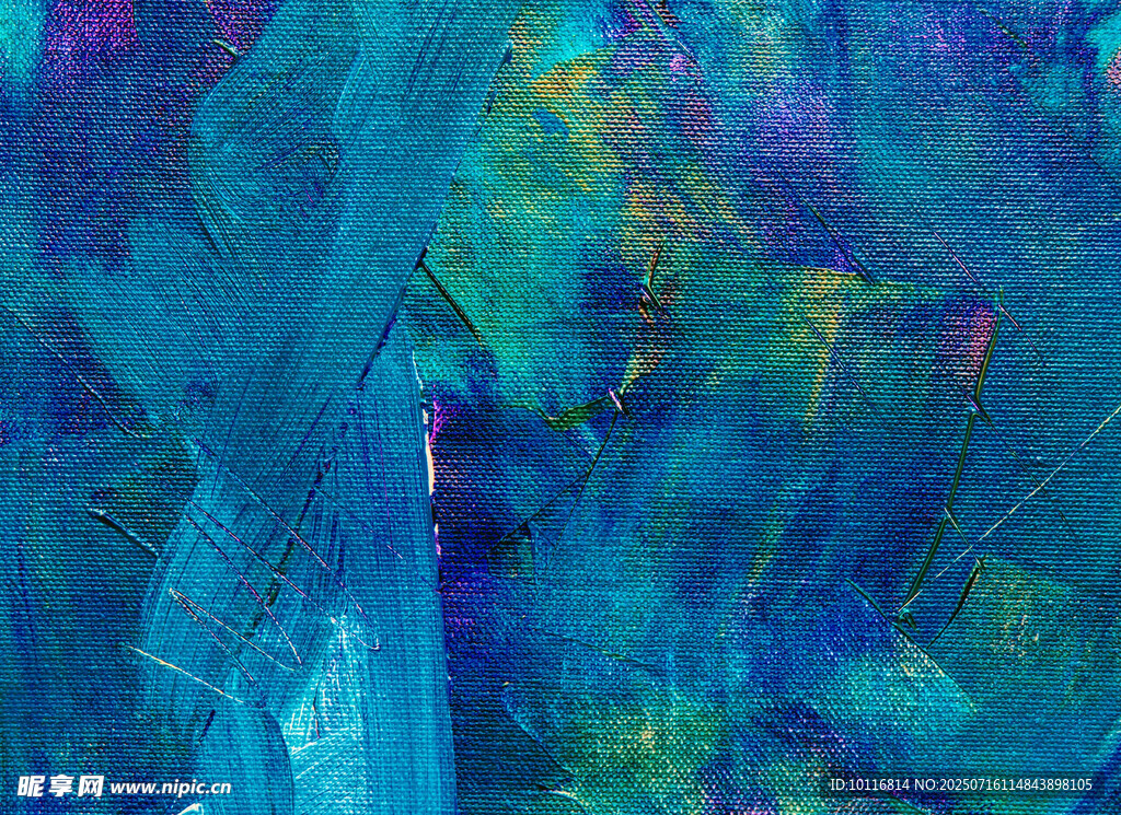 抽象多彩艺术纹理画作