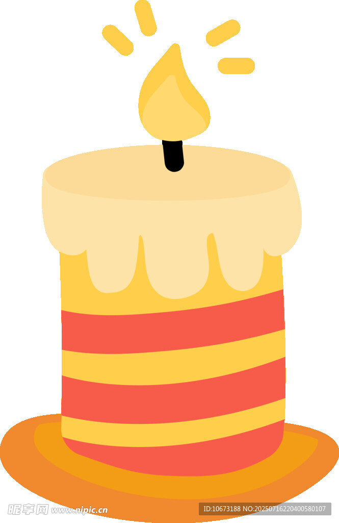生日蛋糕插画