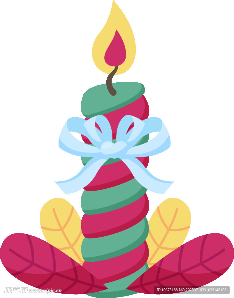 节日装饰蜡烛