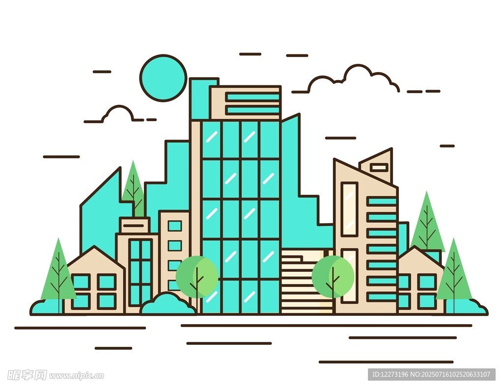 现代城市建筑景观