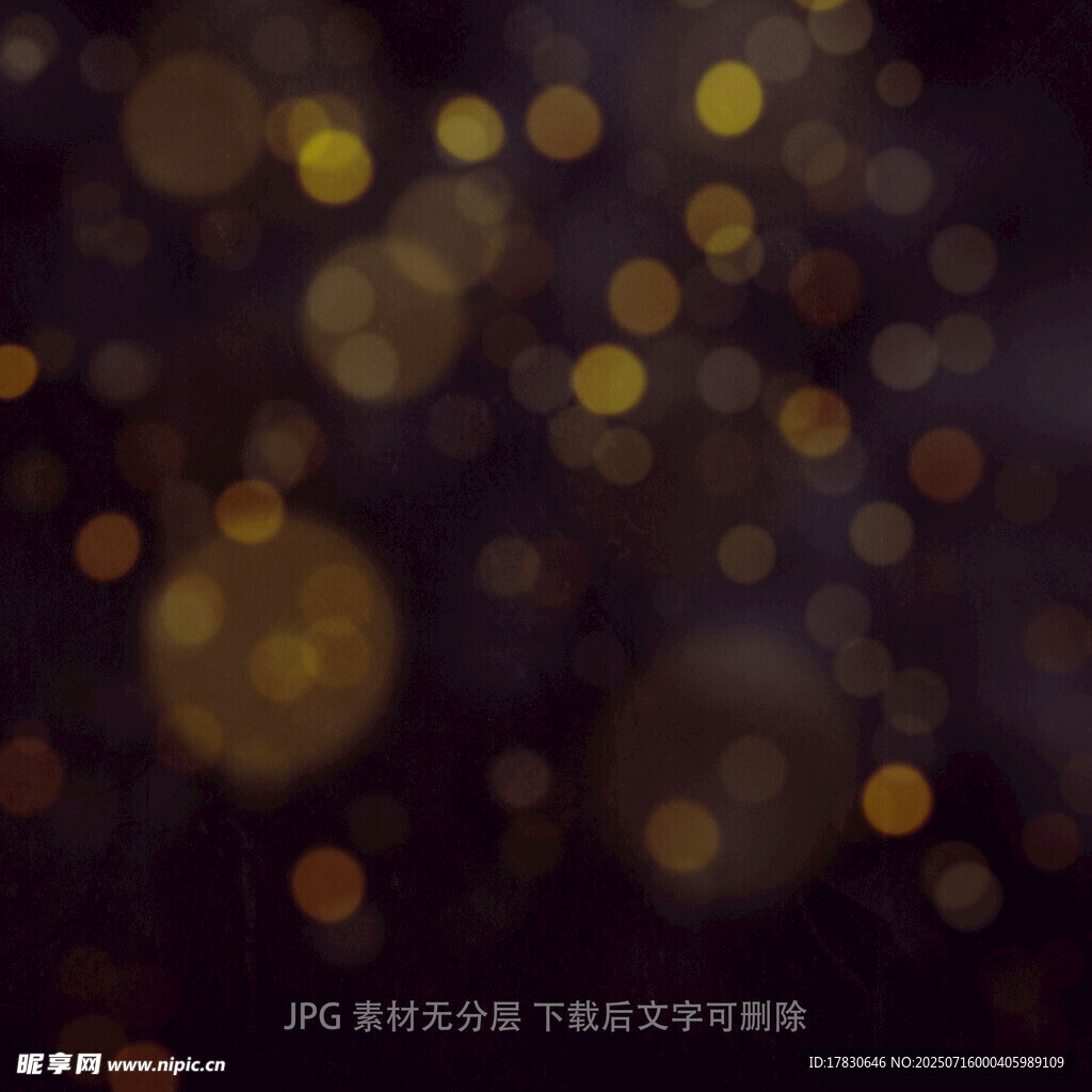 梦幻金色光斑背景图