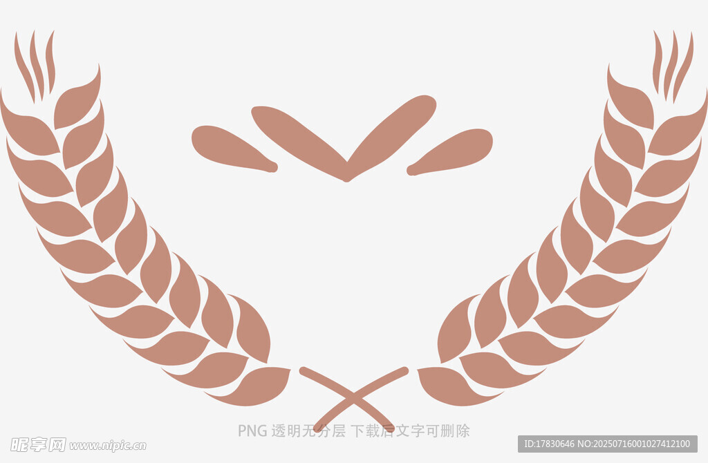 麦穗装饰图案