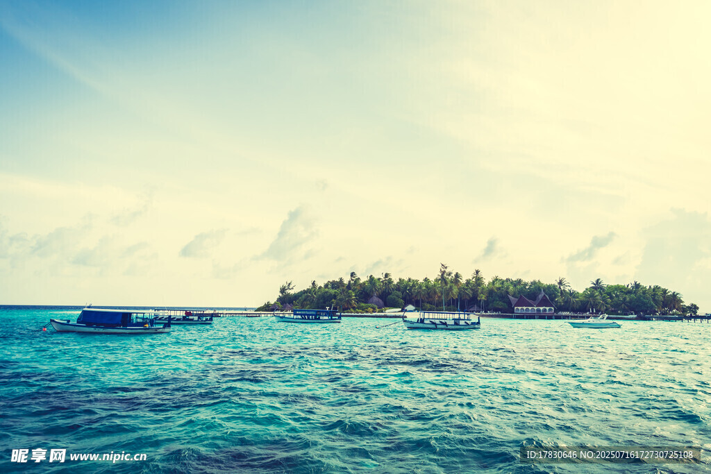 美丽海岛海景风光