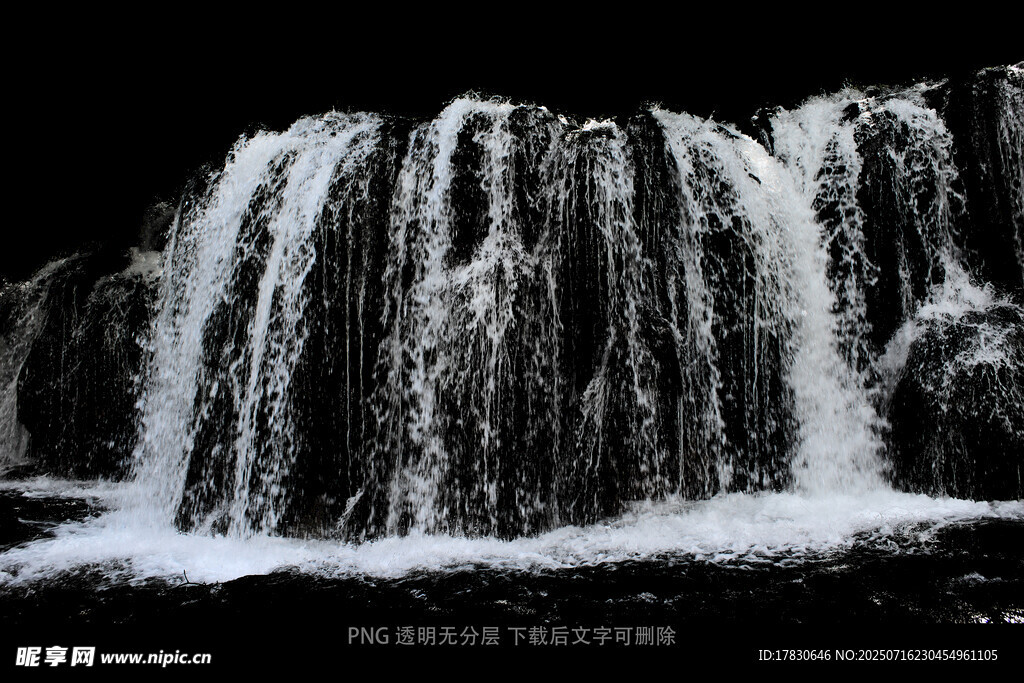 瀑布素材