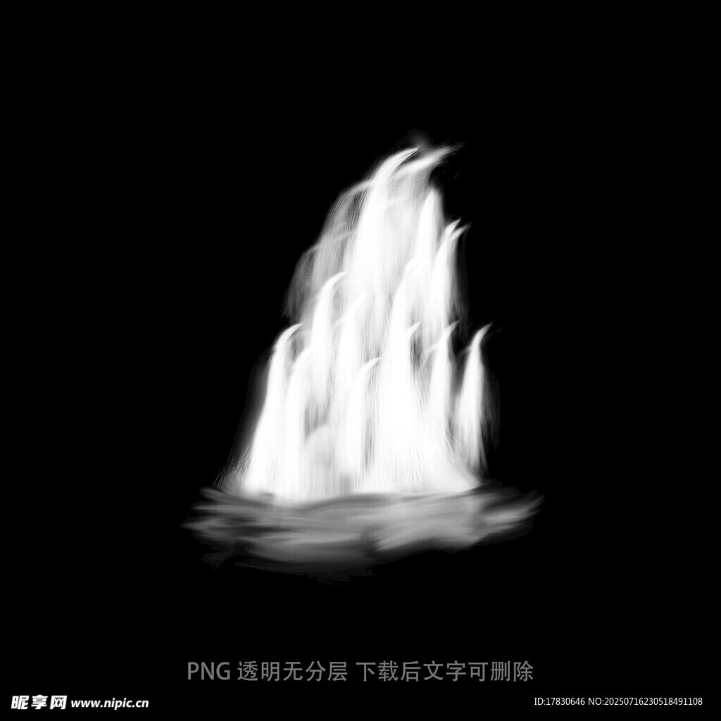 瀑布素材