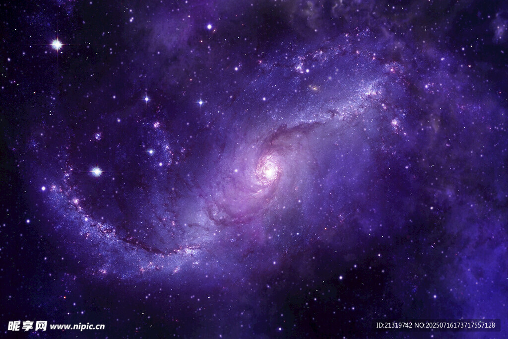 梦幻紫色星系