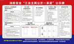 消防安全 三自主两公开一承诺