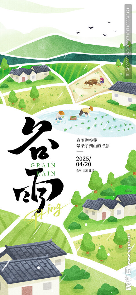 谷雨海报 