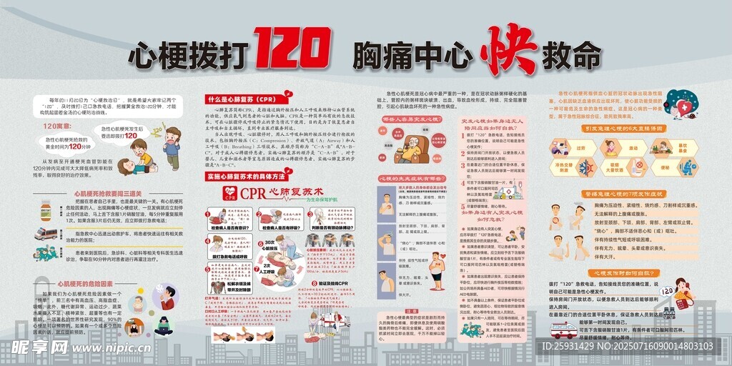 心梗拨打120 胸痛中心快救命