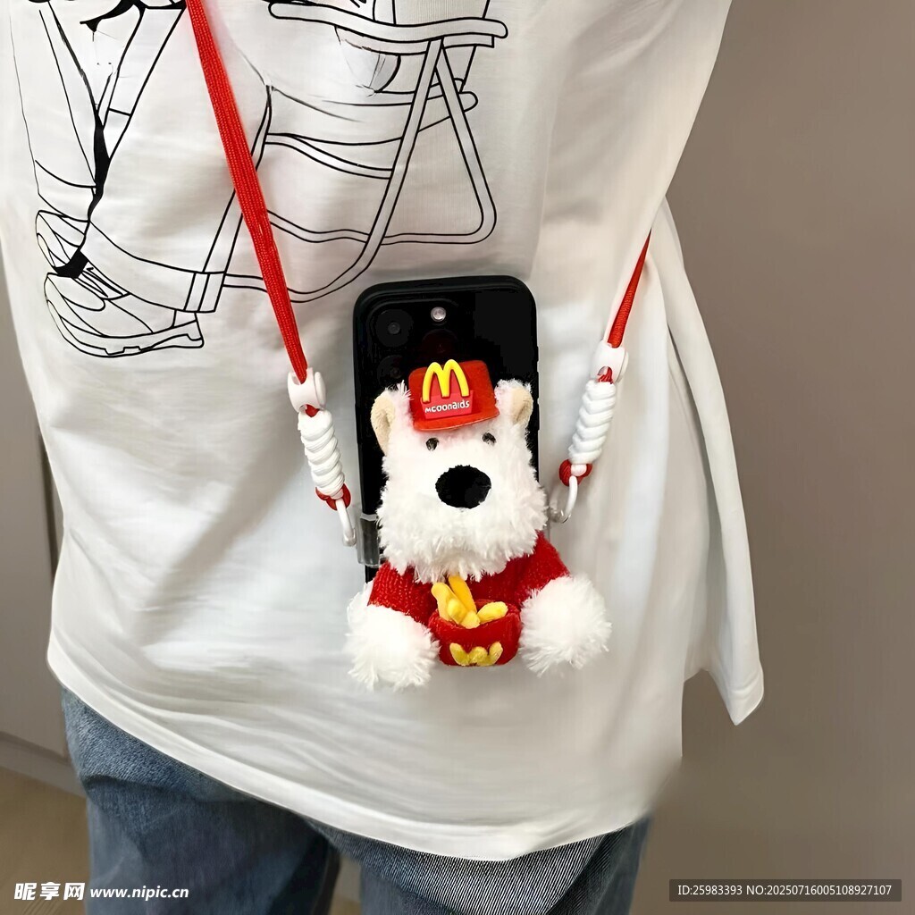 毛绒小狗挂件