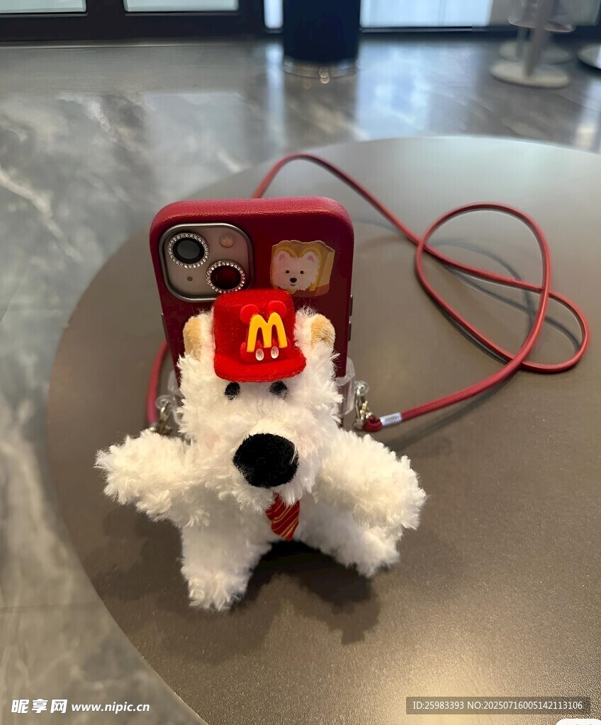 毛绒小狗挂件