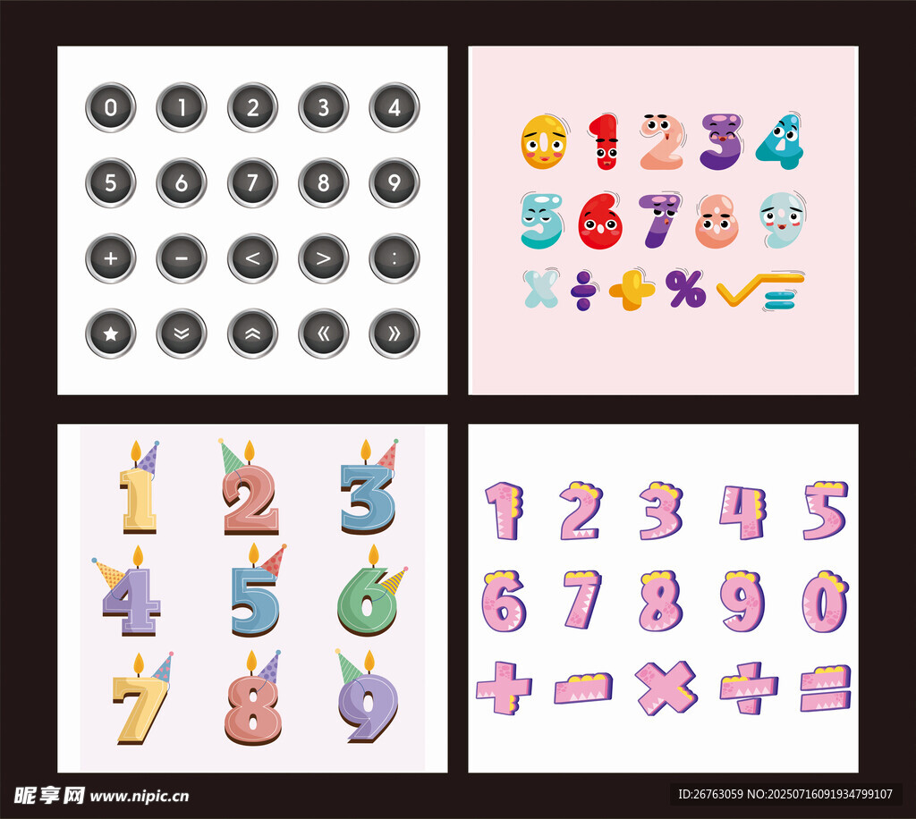 数字元素