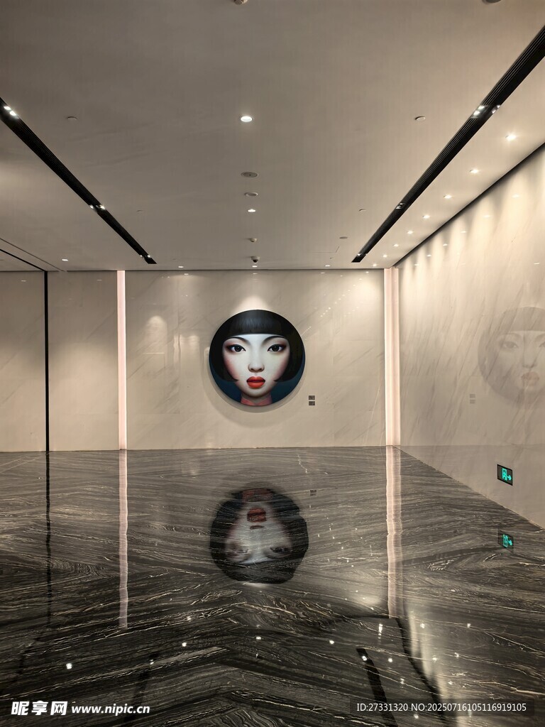 现代简约风走廊艺术空间