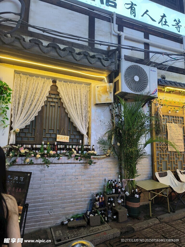 古雅中式店铺外观景致