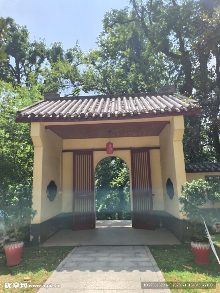 中式园林入口景观