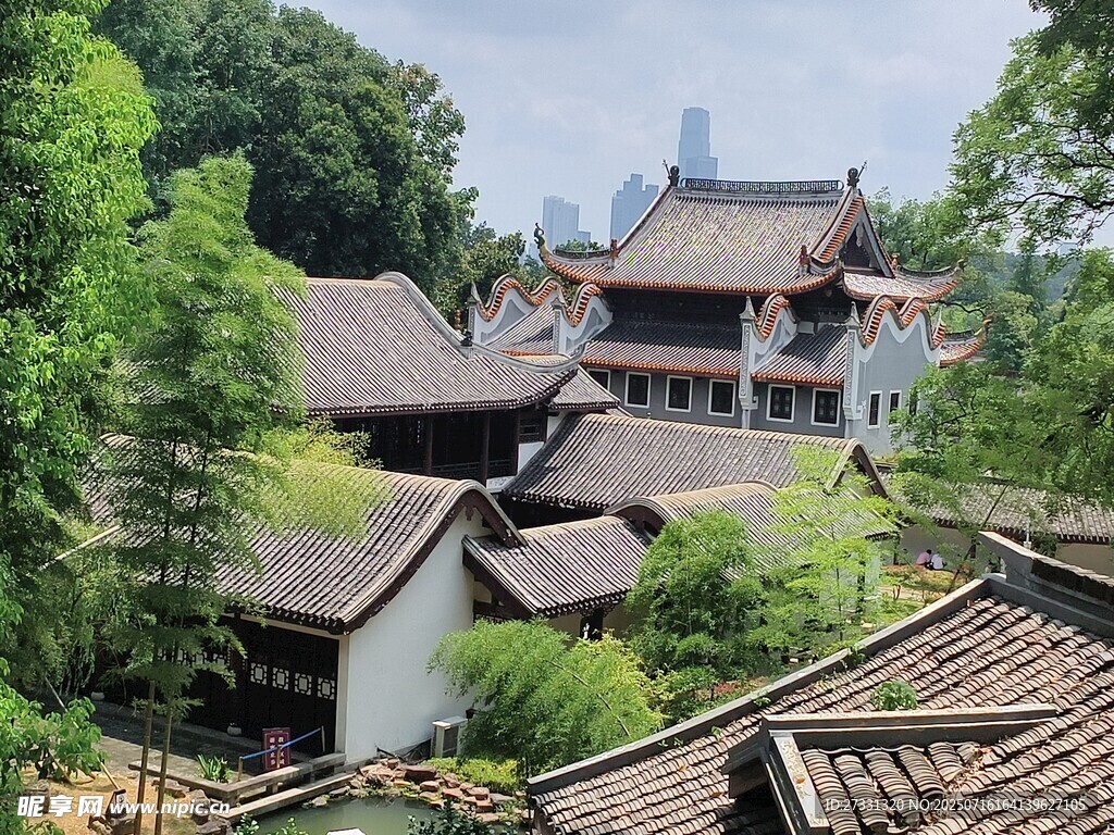 中式古建村落景观