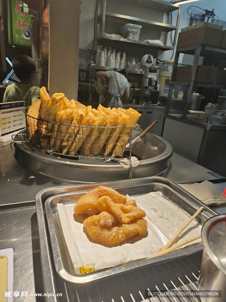 美味炸物展示
