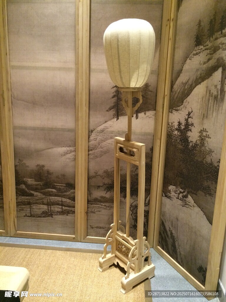 中式落地灯 尽显古典雅致