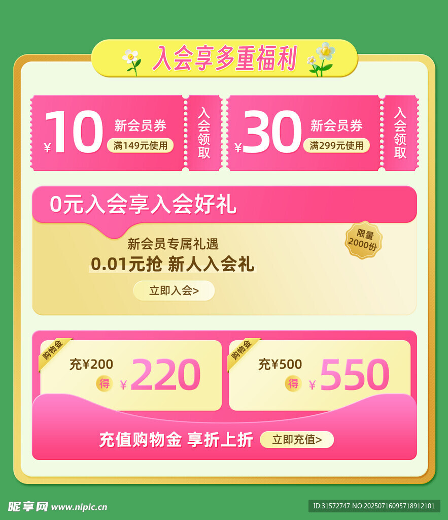 福利优惠券