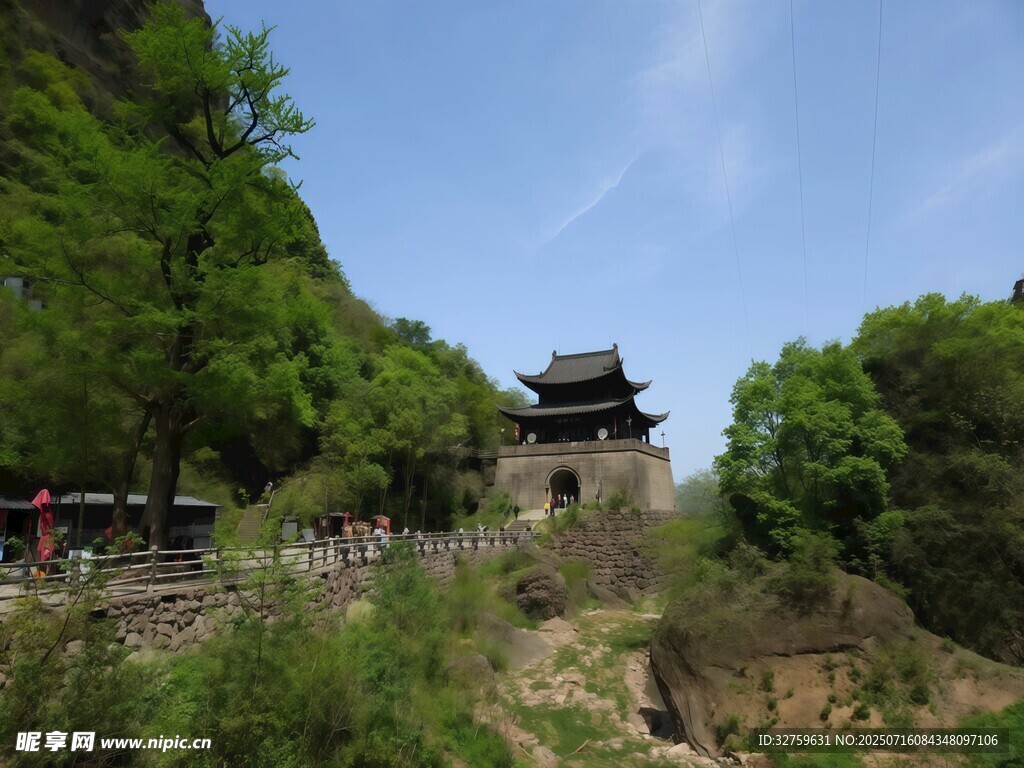 山间古建 剑门关 