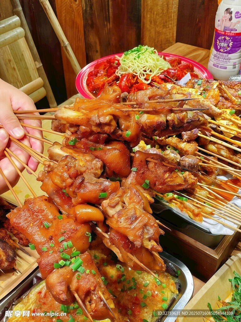 诱人美味烧烤串串大集合