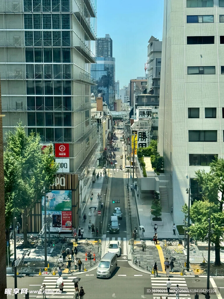 城市街道繁忙景象