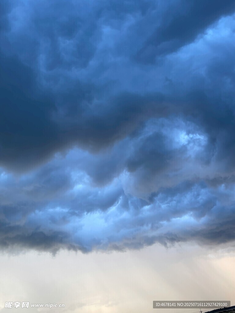 壮观云层天空景象