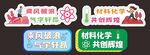化学  手举牌 标识牌