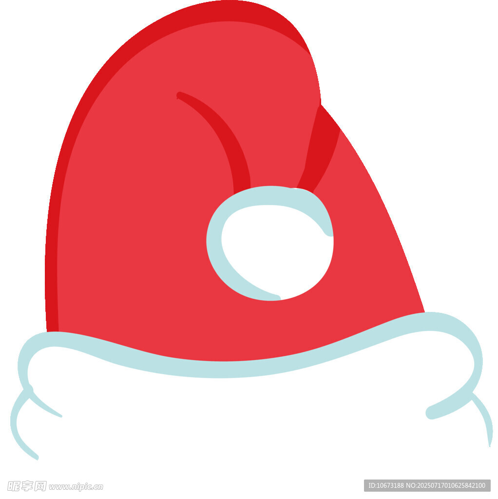 红色圣诞帽图标