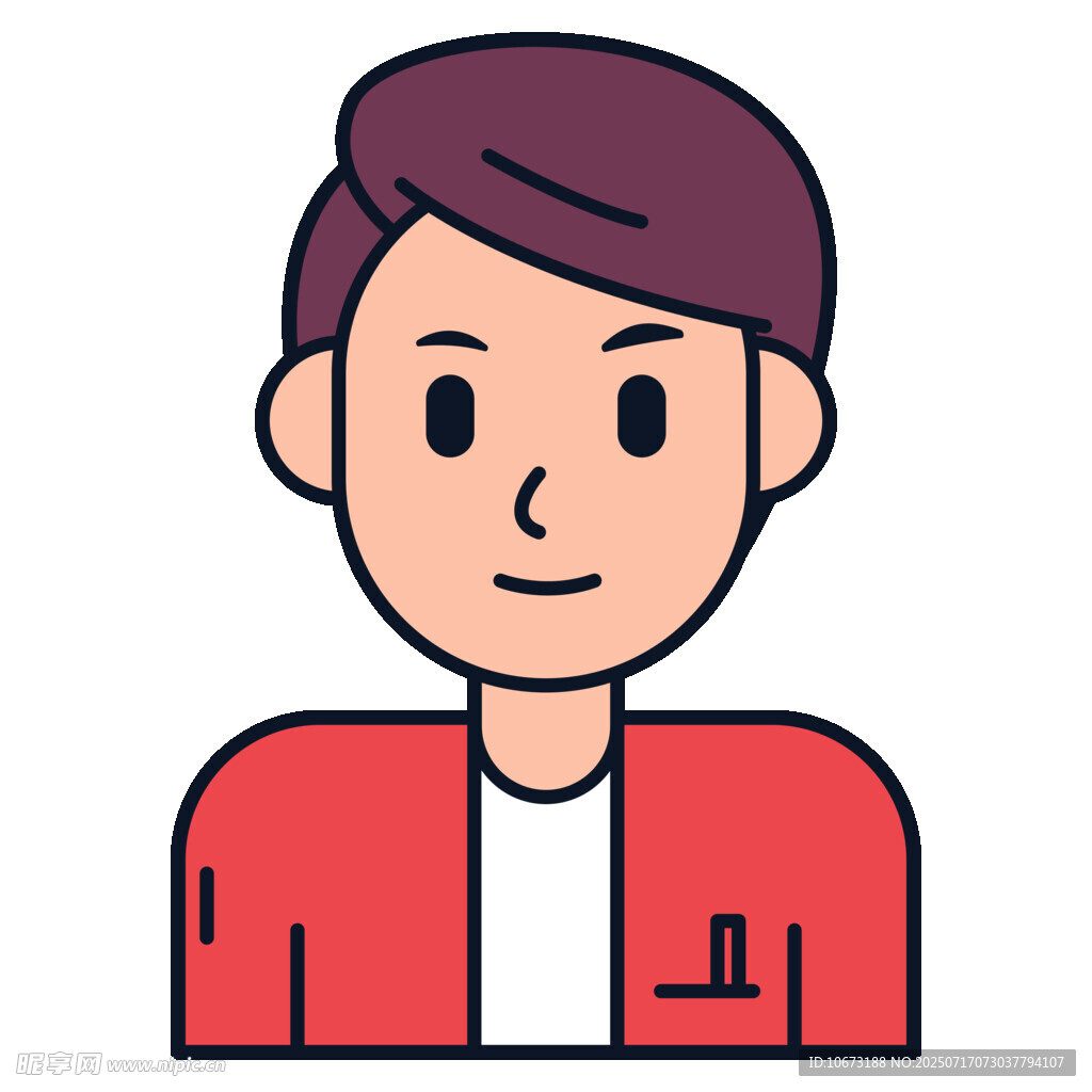 红衣男子头像