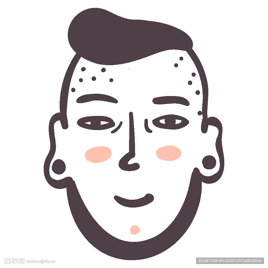 个性潮流男士卡通头像
