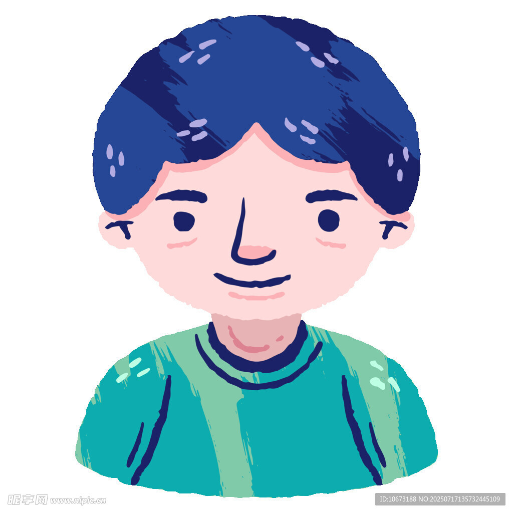 微笑男孩头像