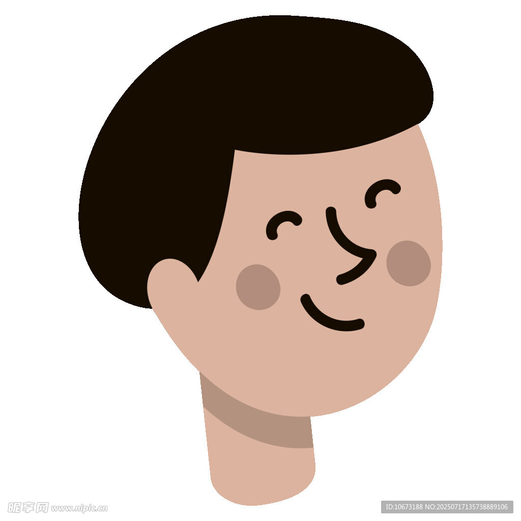 微笑男孩头像