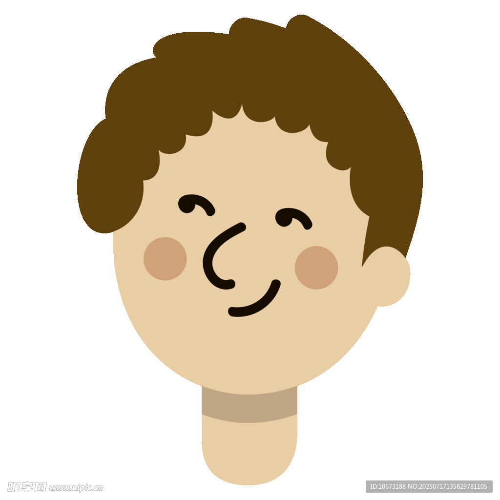 微笑男孩头像