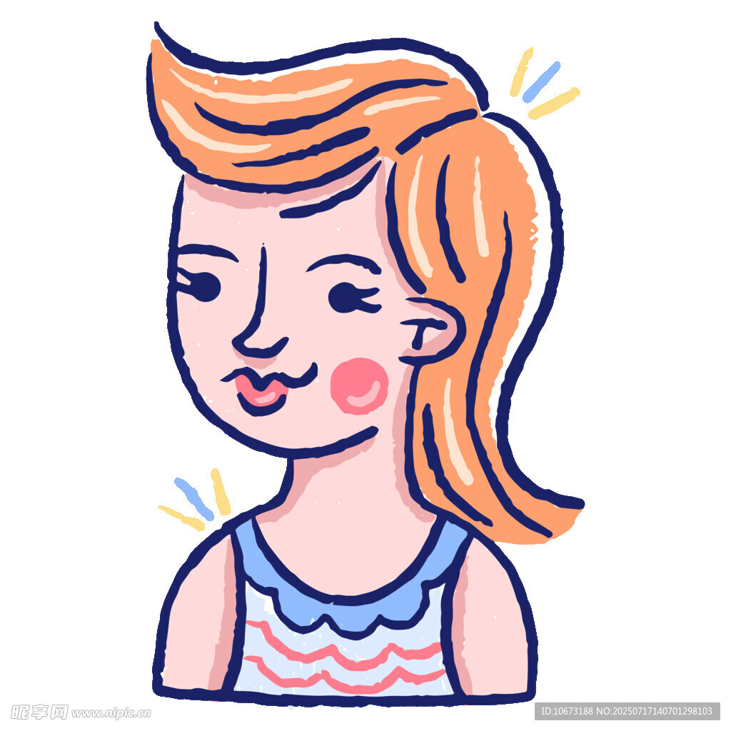 俏皮女孩头像