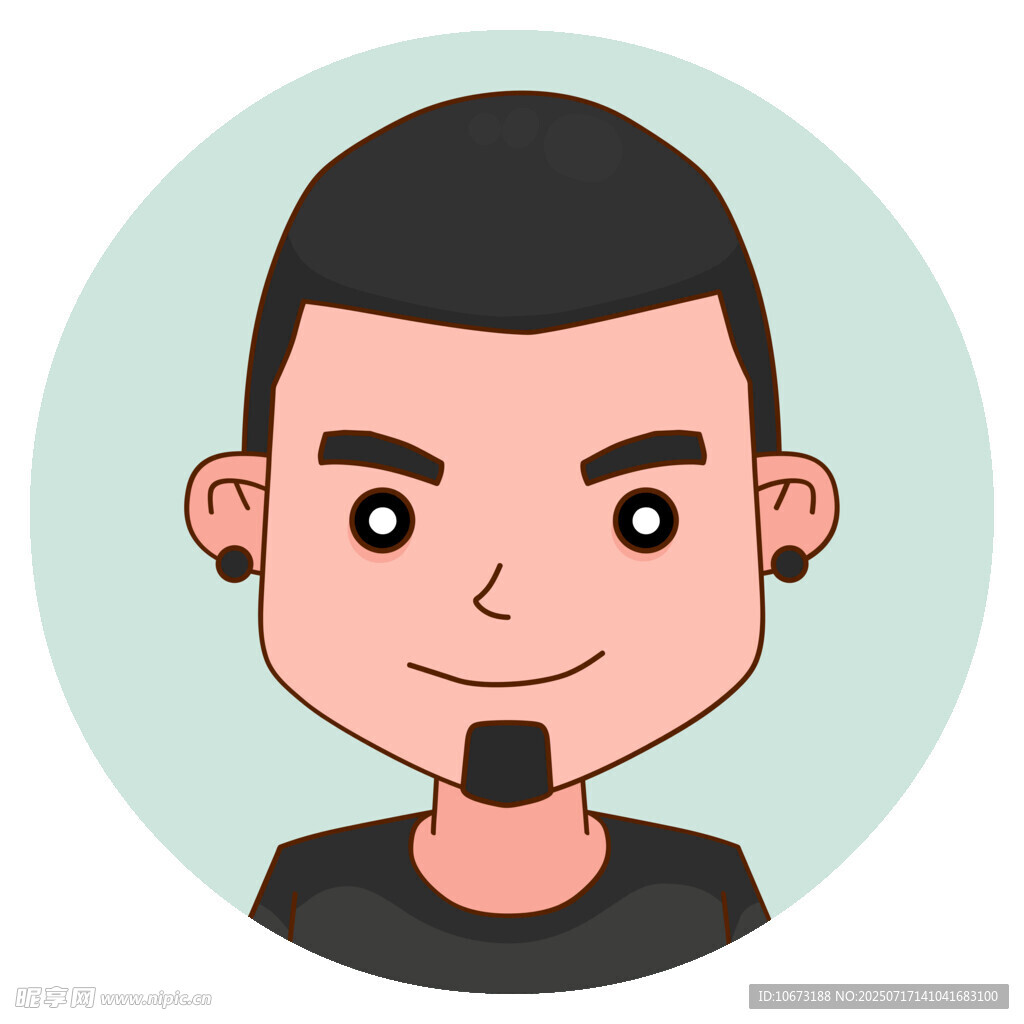 卡通男子头像