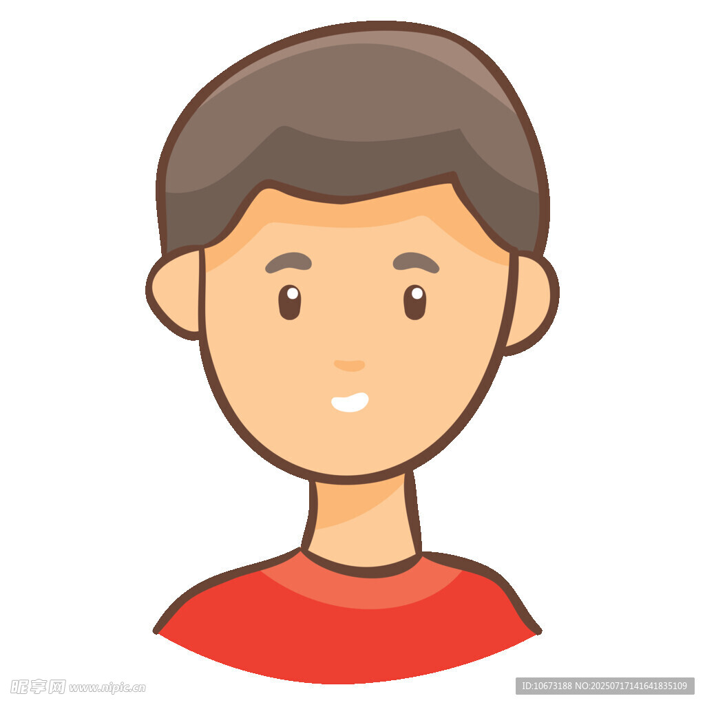 红衣男子头像