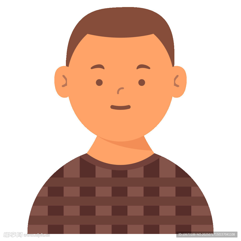微笑男士头像