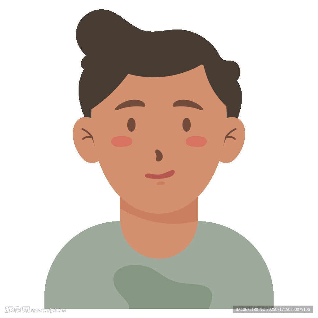 微笑男士头像