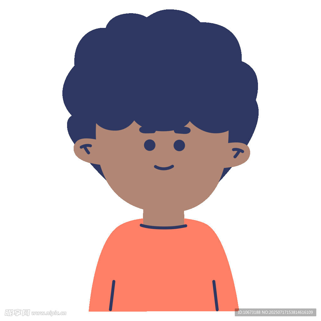 微笑的男孩头像