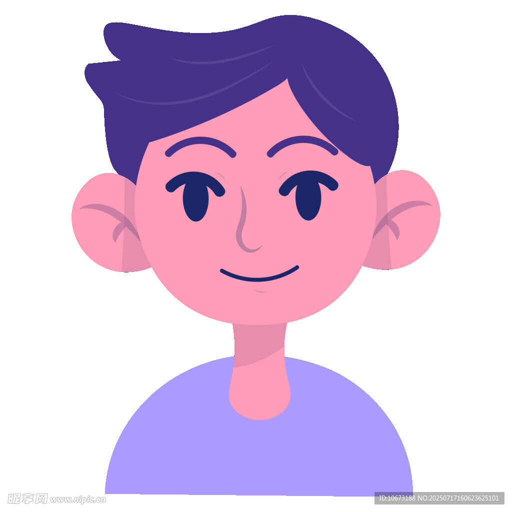 微笑男孩头像